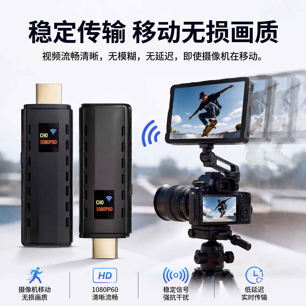 Forbetdis JM200PRO 5.8G 无线HDMI发射器与接收器